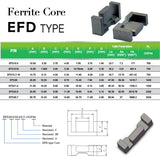 Drive power transformer EFD mn-zn soft ferrite core